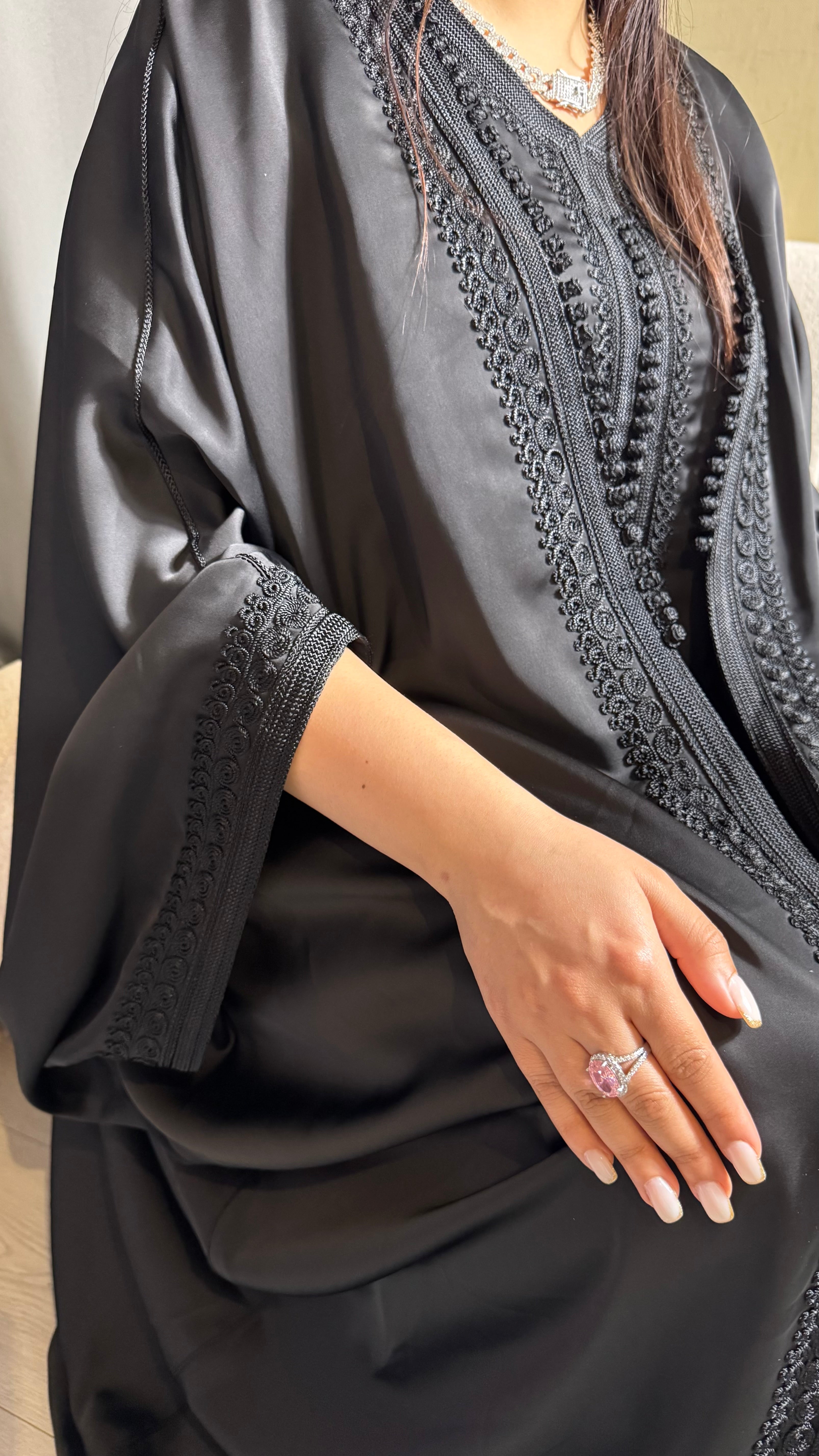 Kimono Hayat Zwart
